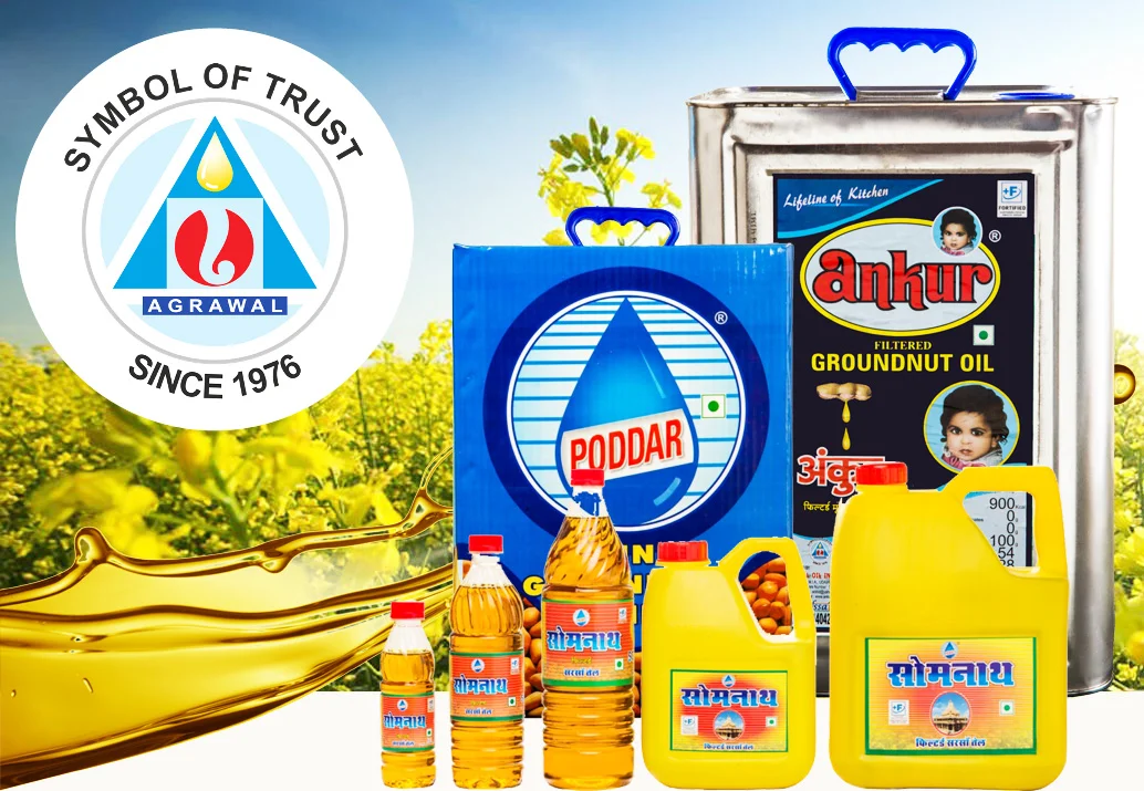 The Ankur edible oil range manufactured in Udaipur, Rajasthan